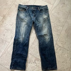 Mens Diesel Waykee Regular Straight Jeans